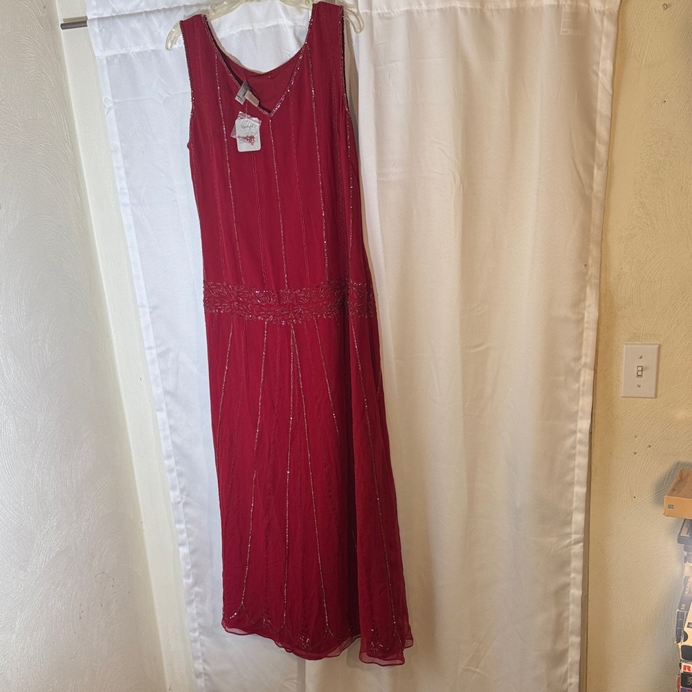 Spiegel Elegant Red Maxi Dress